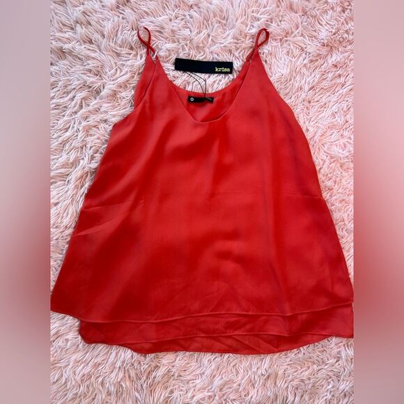 Karisa Coral Top 🌺 camisol tank 🌺 NWT 🌺 size XS - Picture 1 of 7